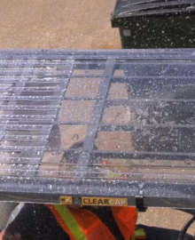 Clearcap forklift cover