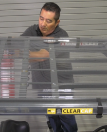 clearcap forklift cover installation